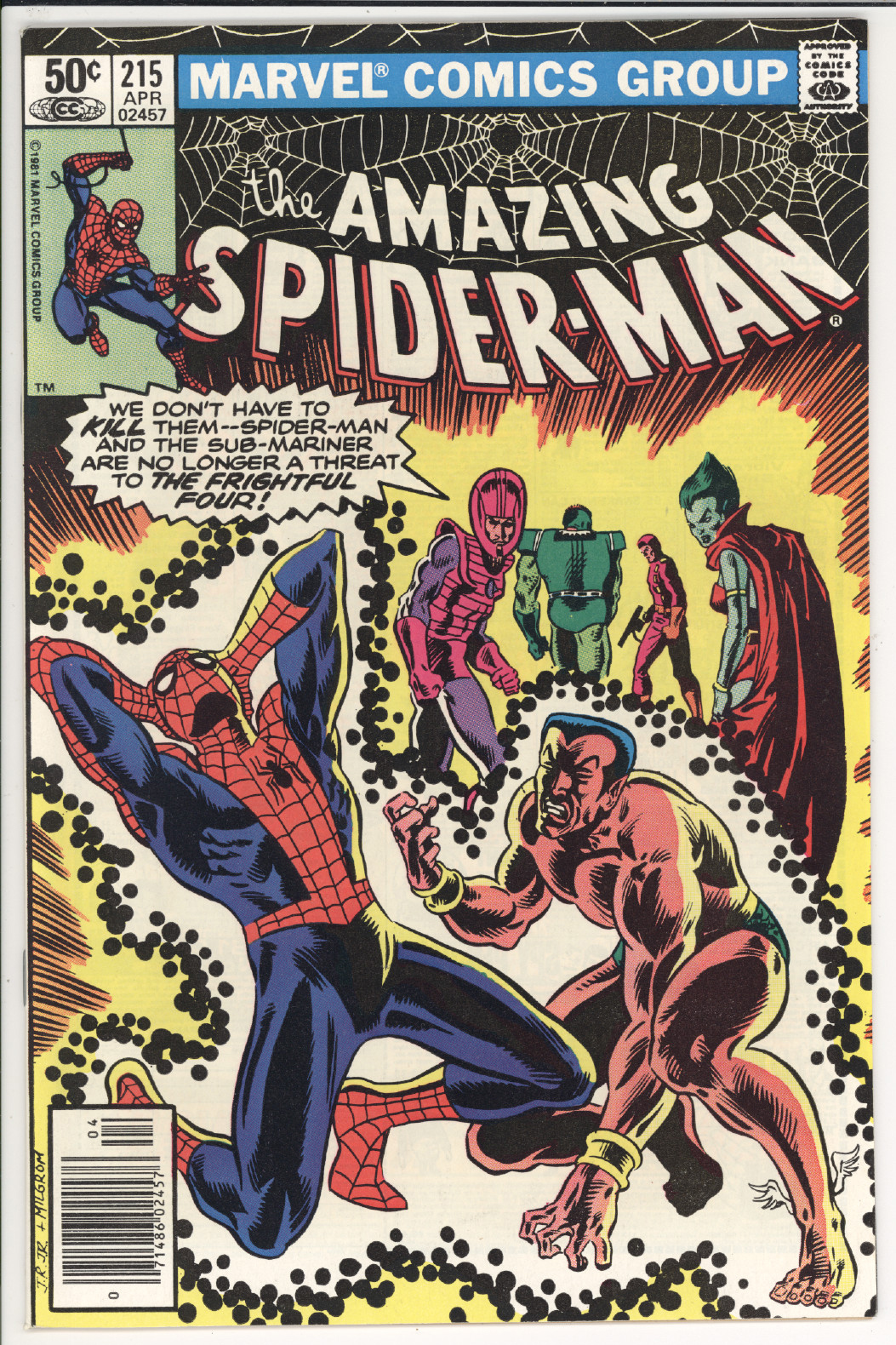 Amazing Spider-Man #215 front
