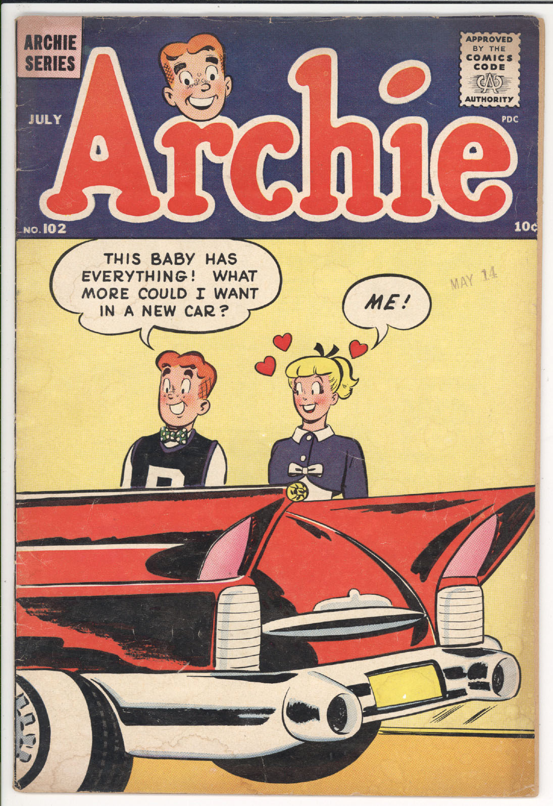 Archie Comics #102 front