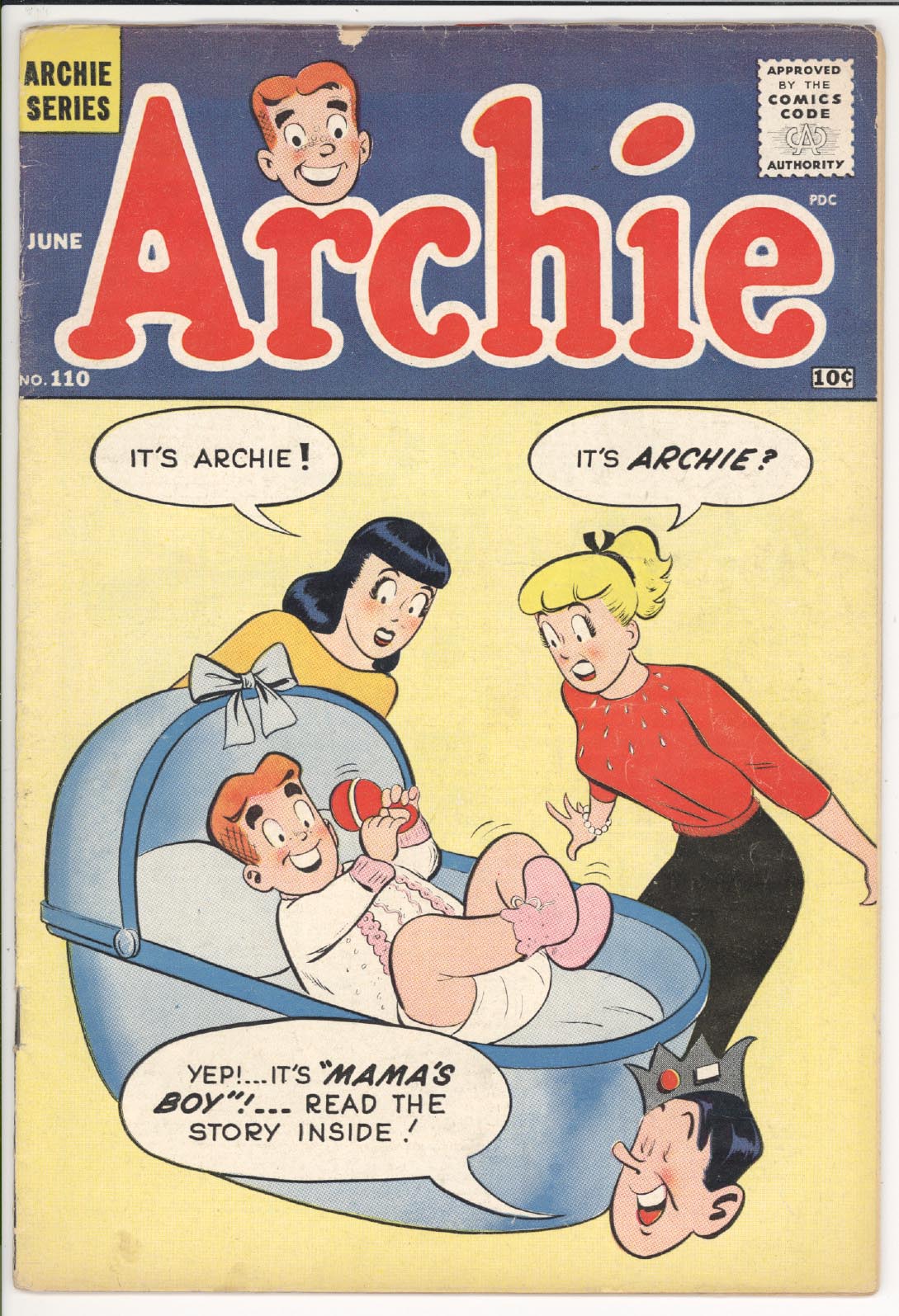 Archie comics #110 front