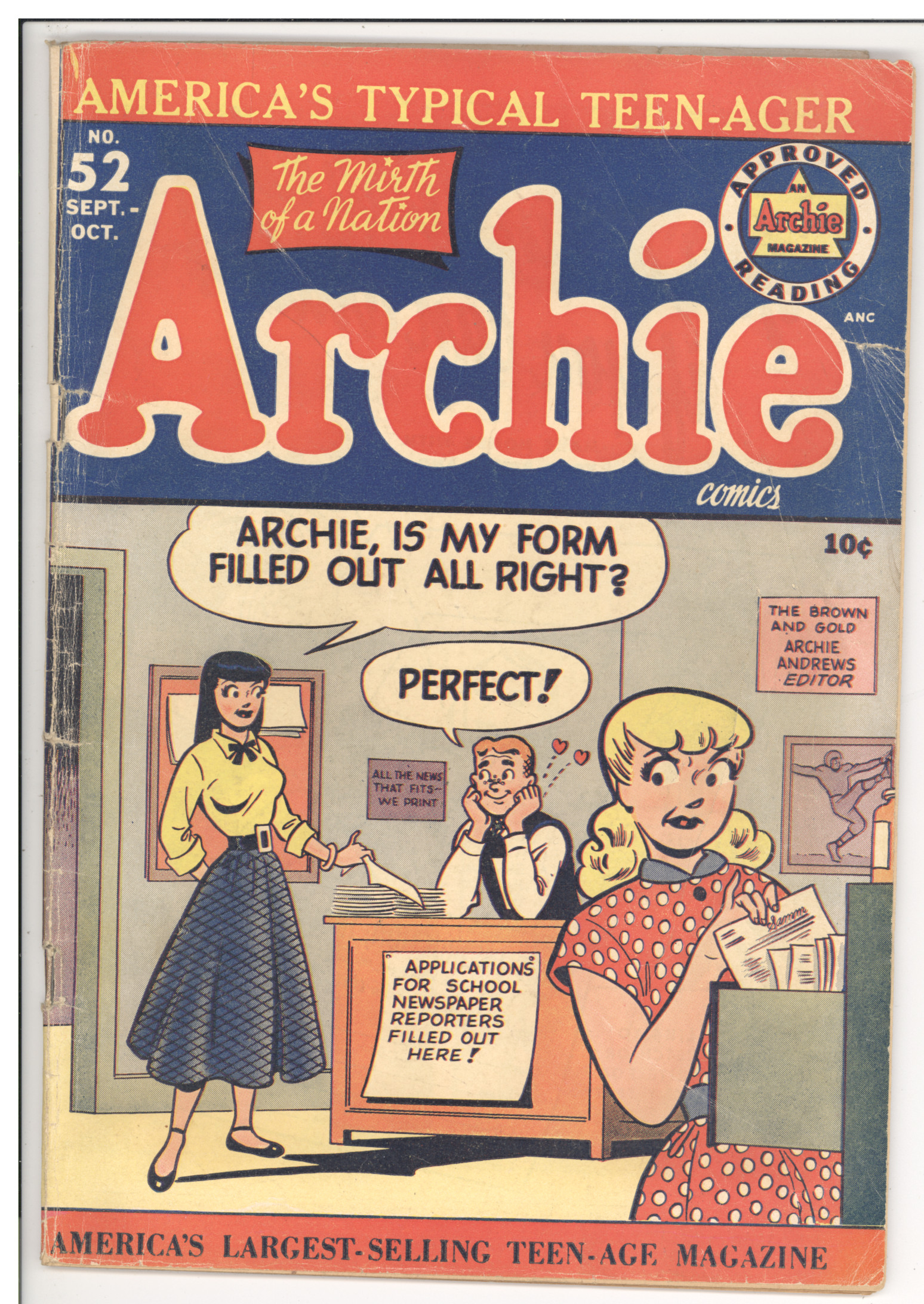 Archie Comics #52 front