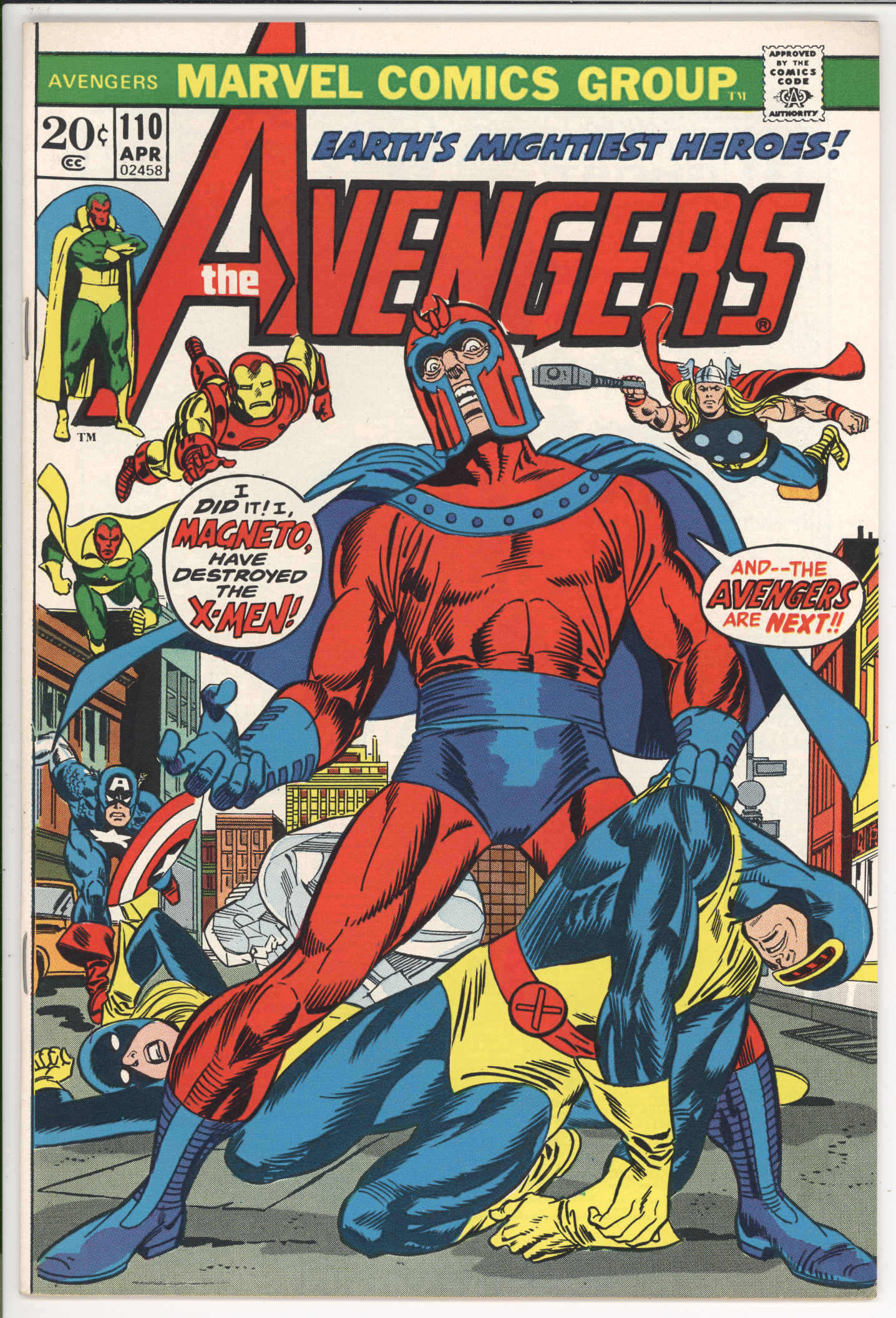 Avengers #110 front