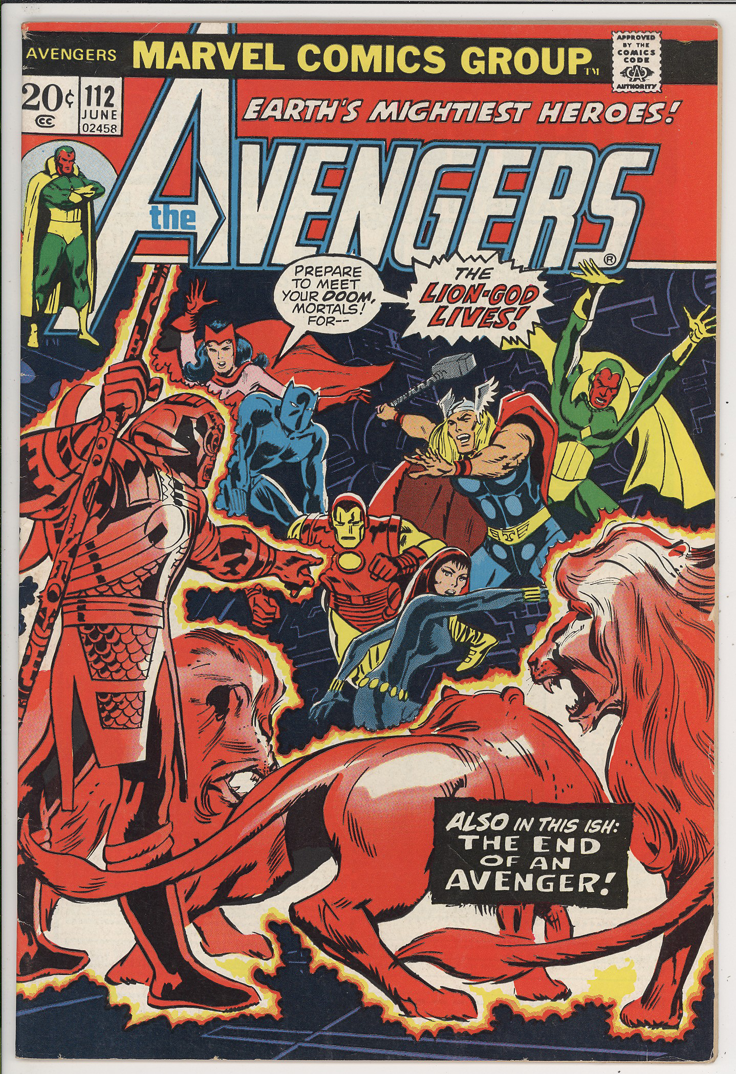Avengers #112 Avengers #112