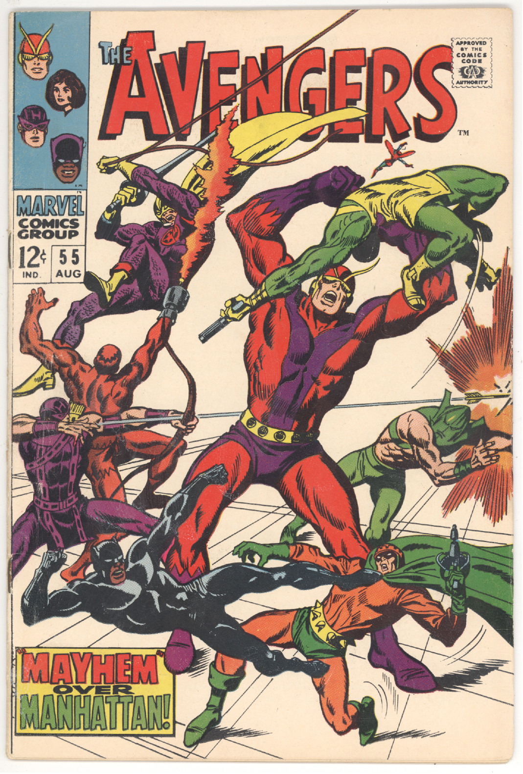 Avengers #55 front