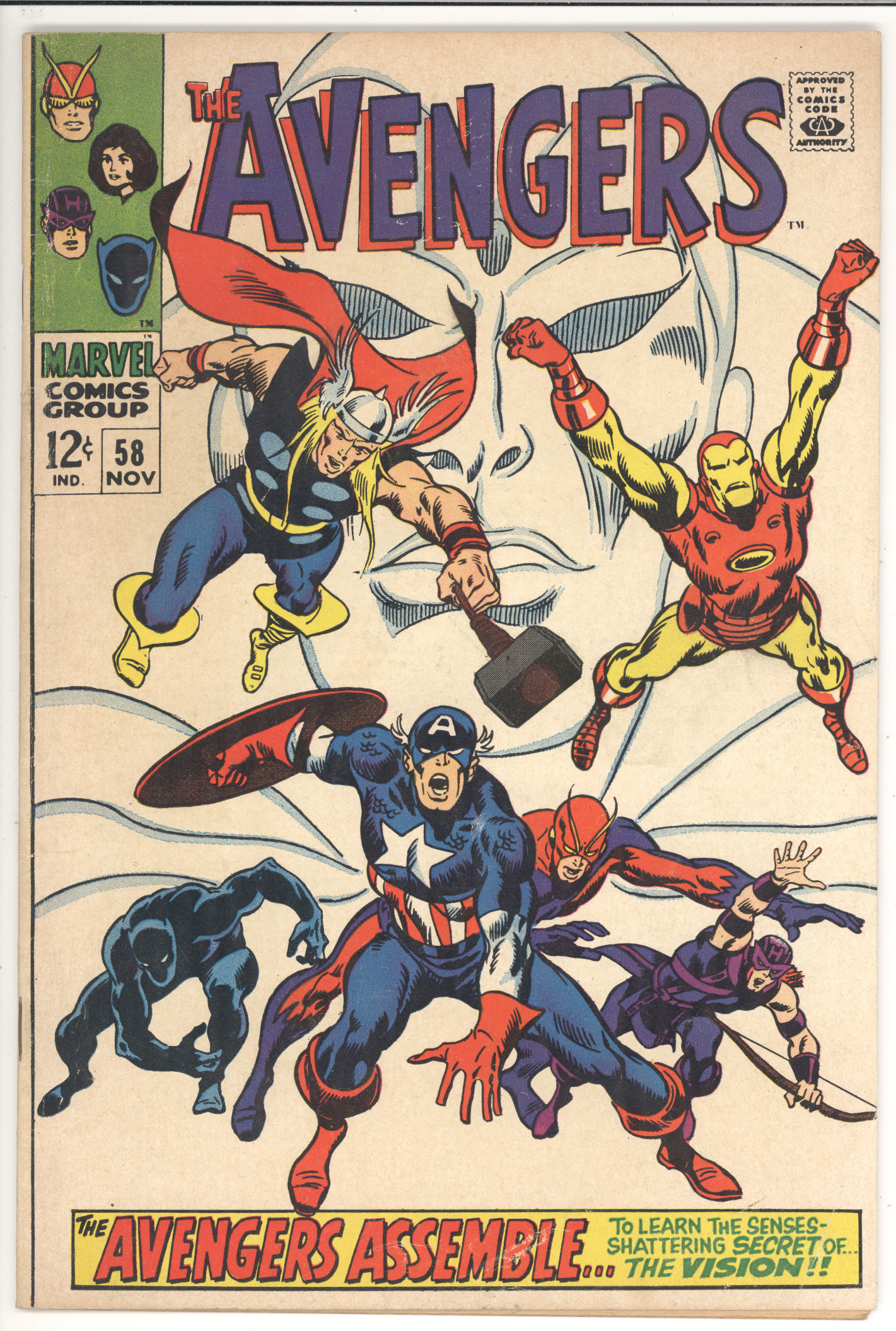 Avengers #58 front