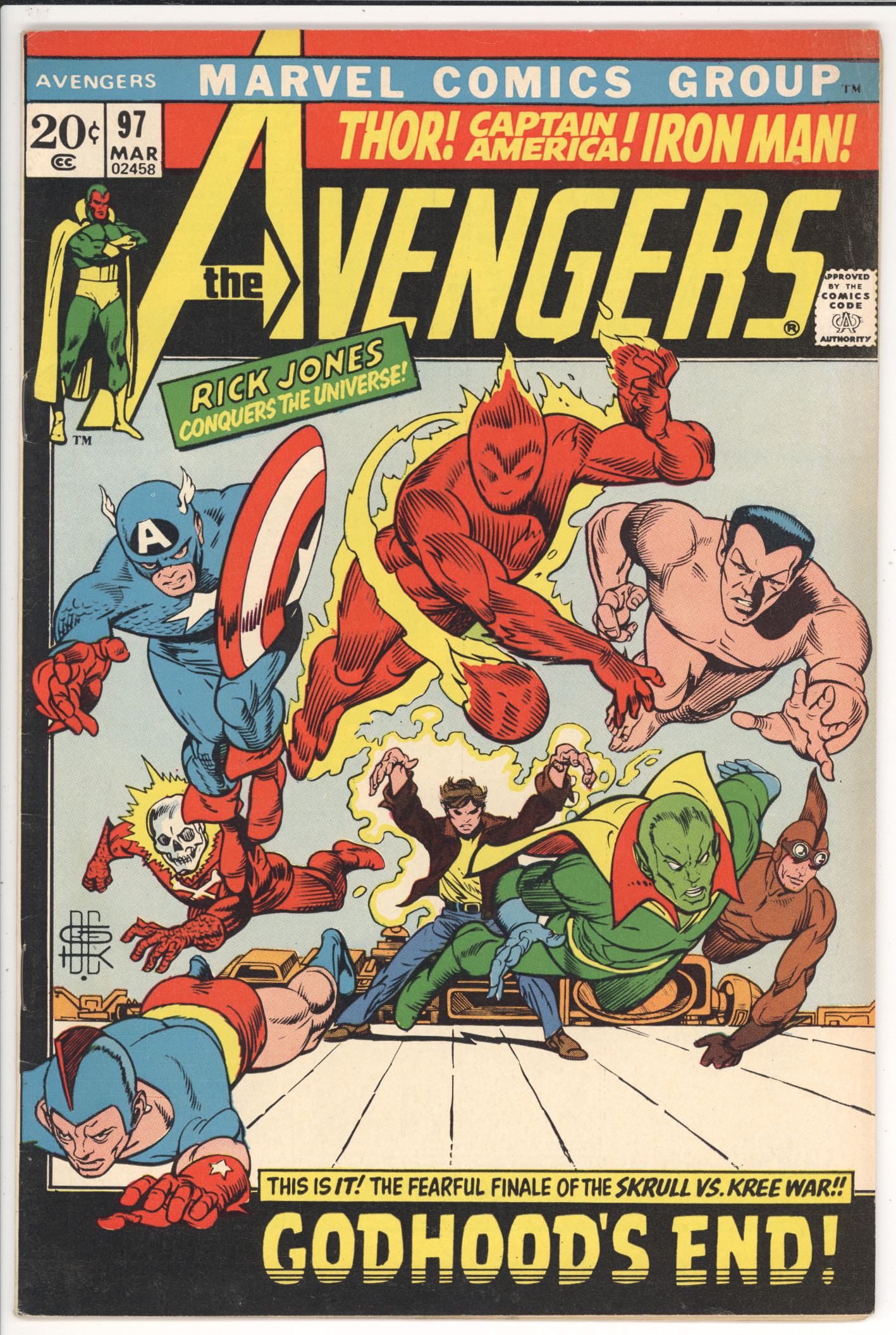 Avengers #97 front