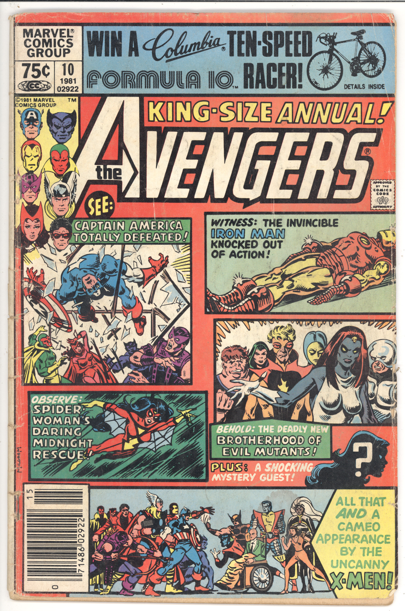 Avengers Annual #10 front