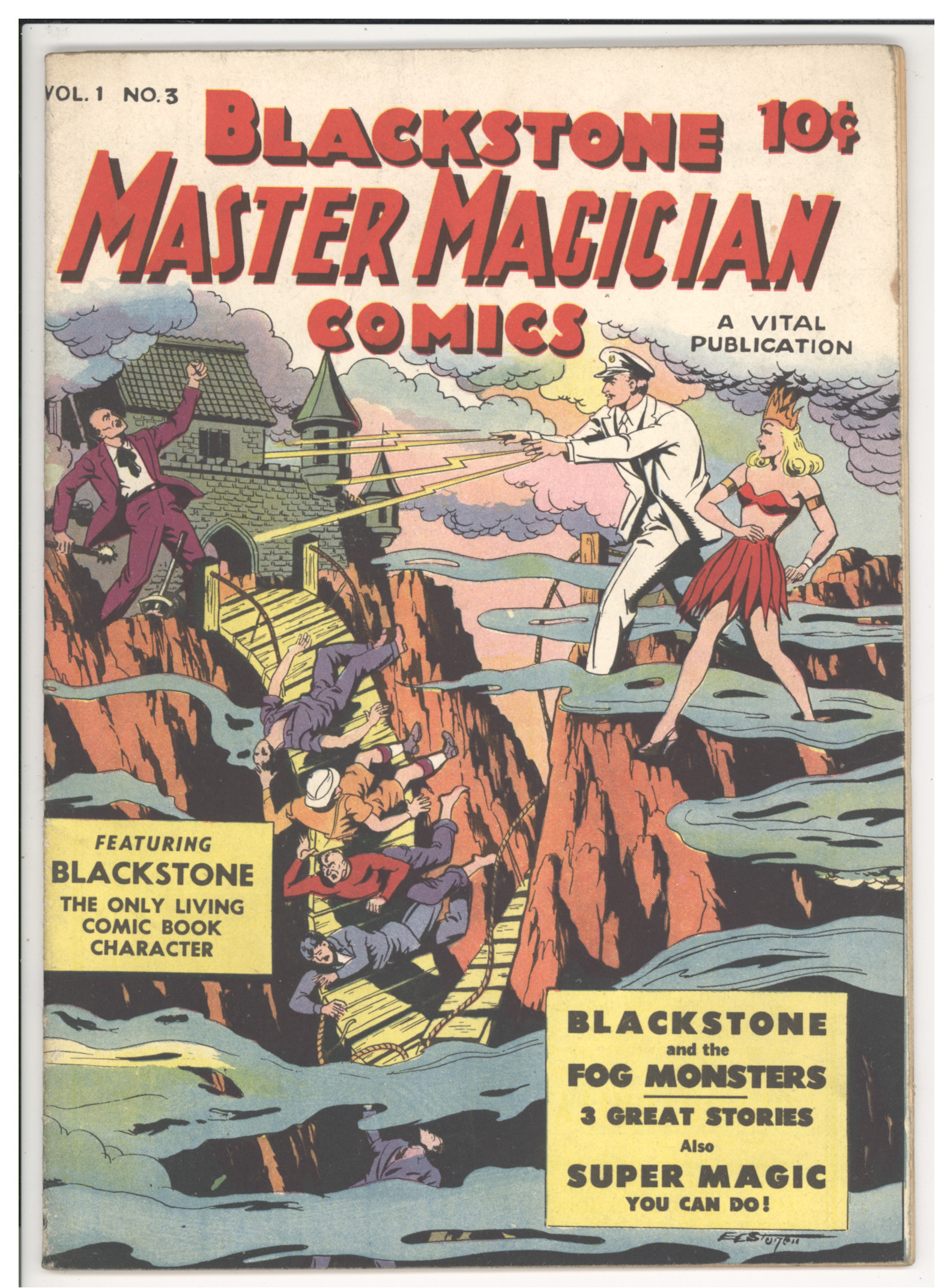 Blackstone Master Magician Comics #3 front