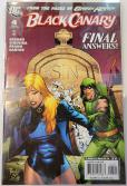 Black Canary #1-4 back
