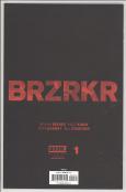 BRZRKR #1 back BRZRKR #1 back