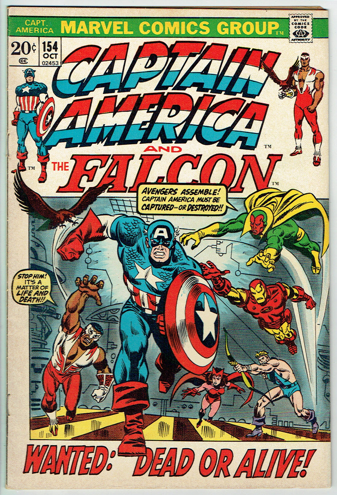 Captain America #154