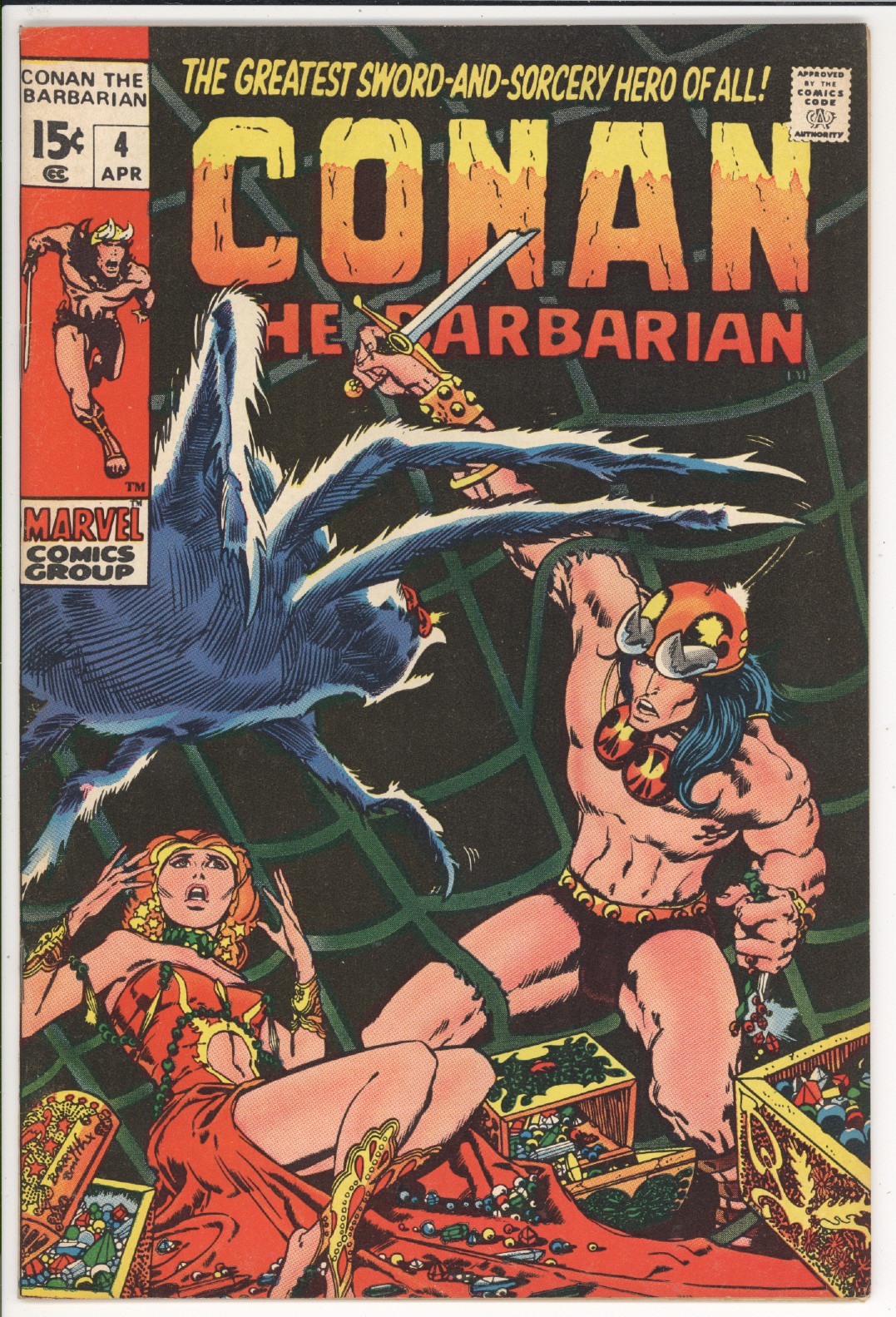 Conan The Barbarian #4 front