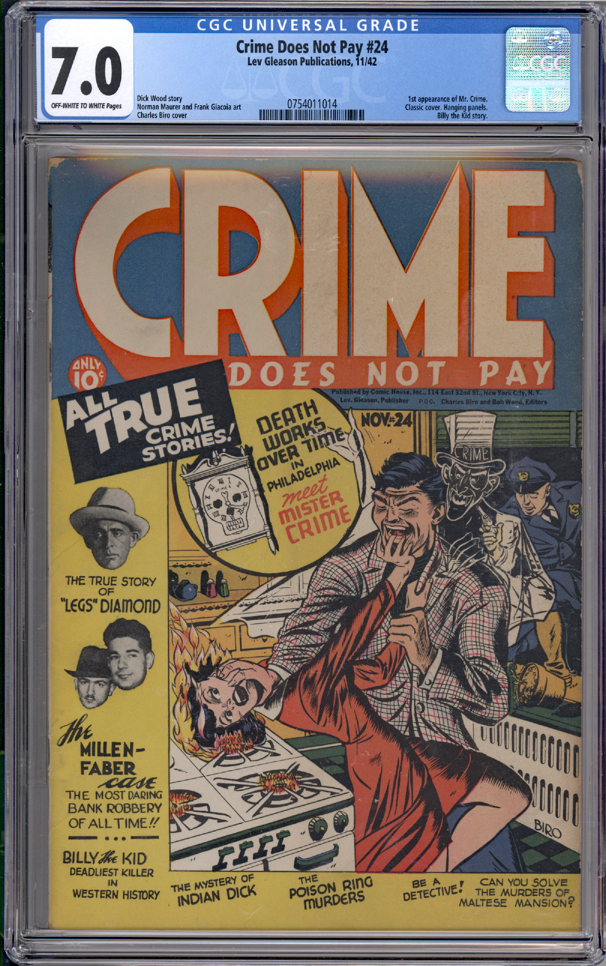 Crime Does Not Pay #24 front