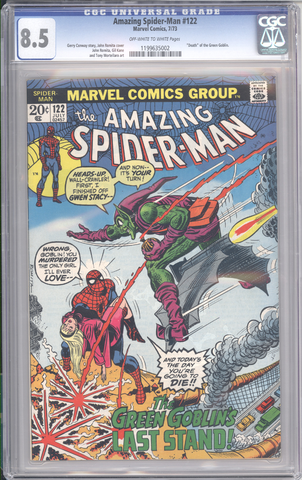 Amazing Spider-Man #122 front