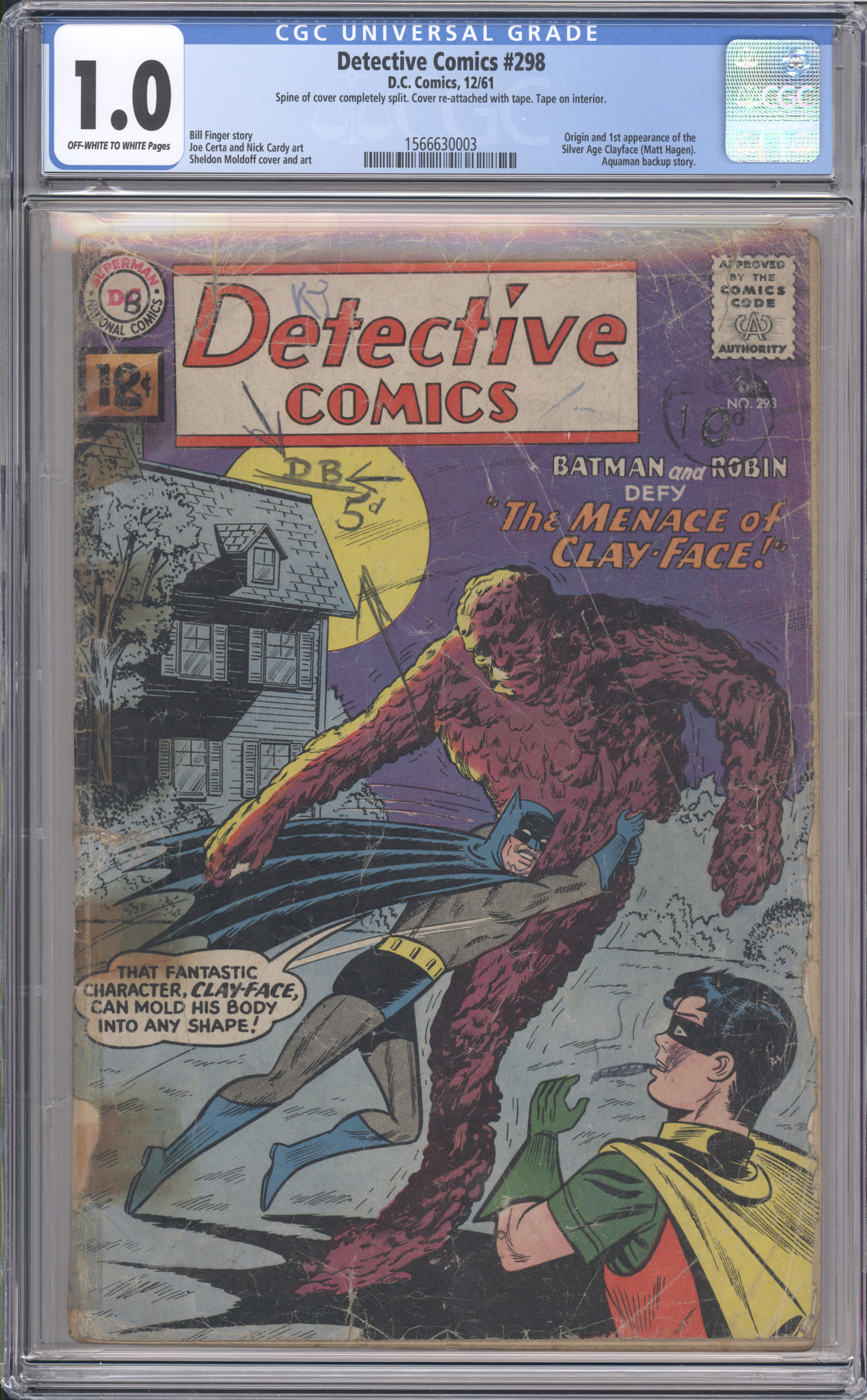 Detective Comics #298 front