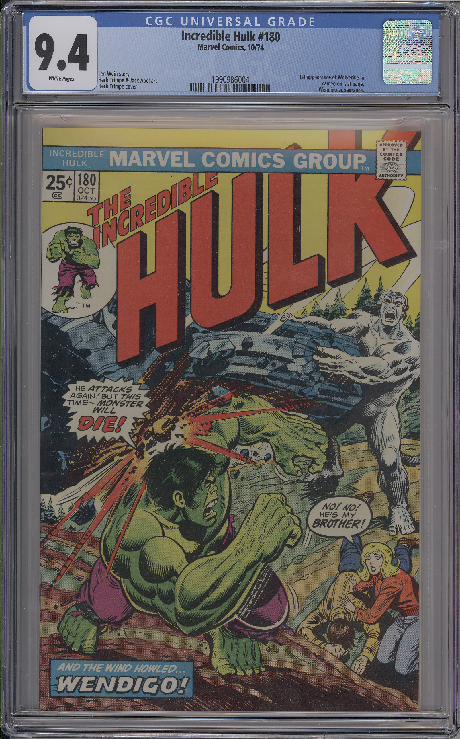 Incredible Hulk #180 Incredible Hulk #180