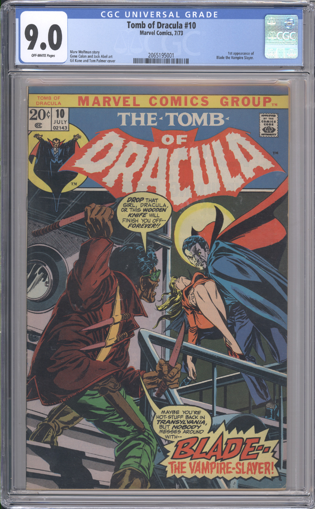 Tomb of Dracula  #10 front