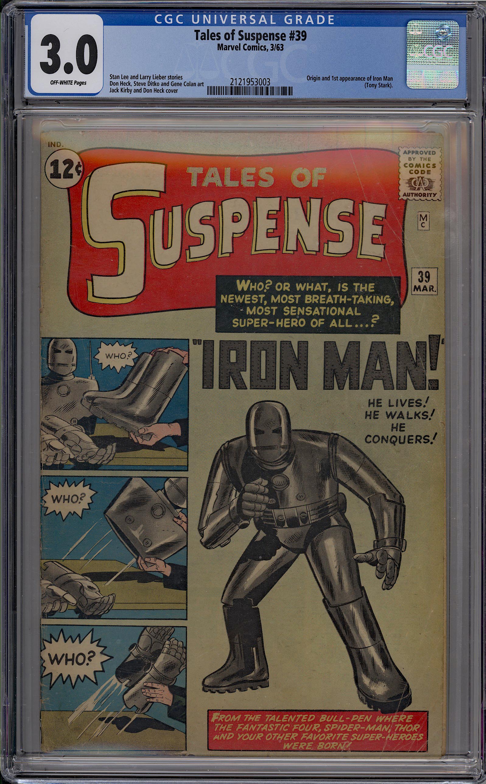 Tales of Suspense  #39