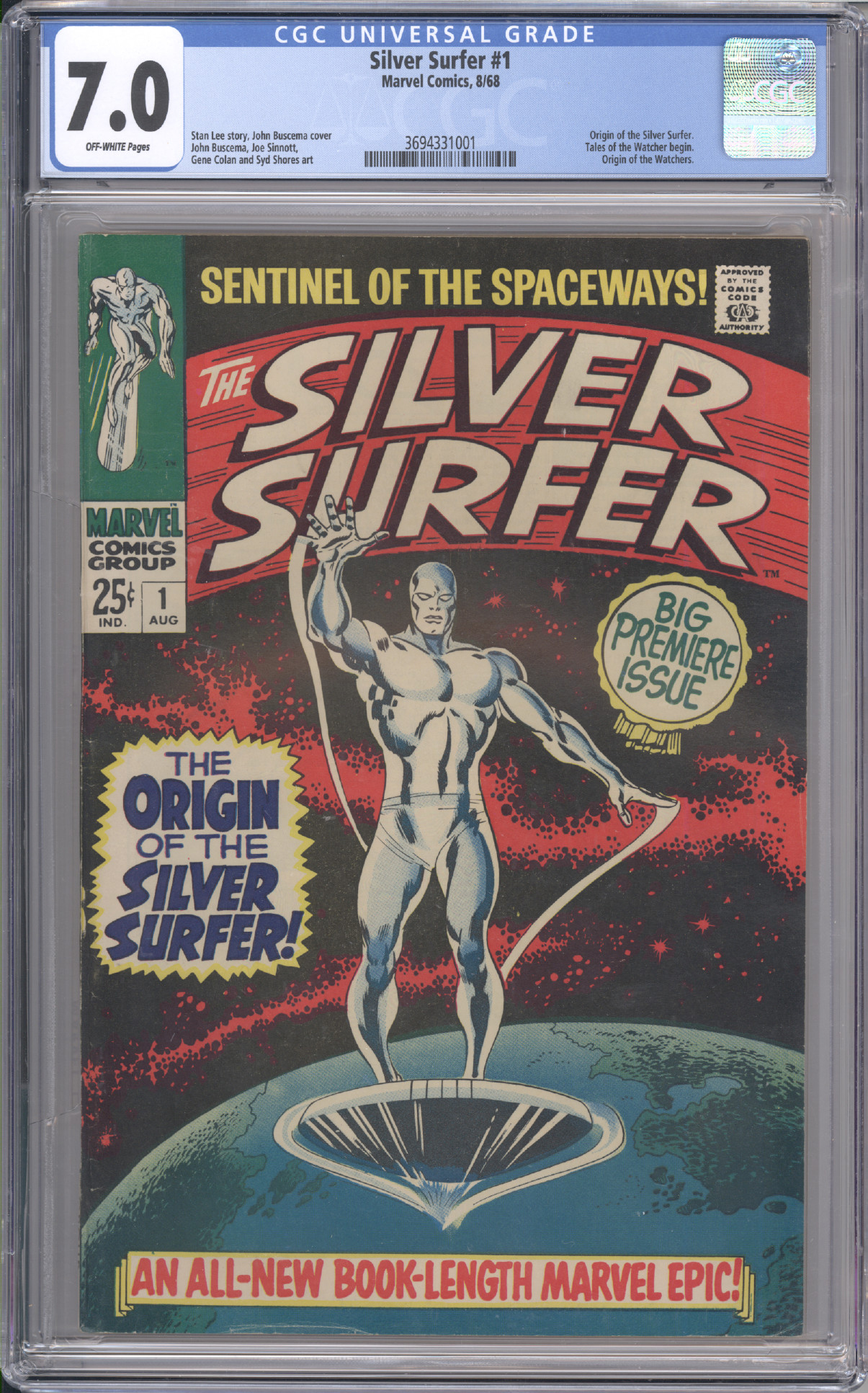 Silver Surfer   #1 front