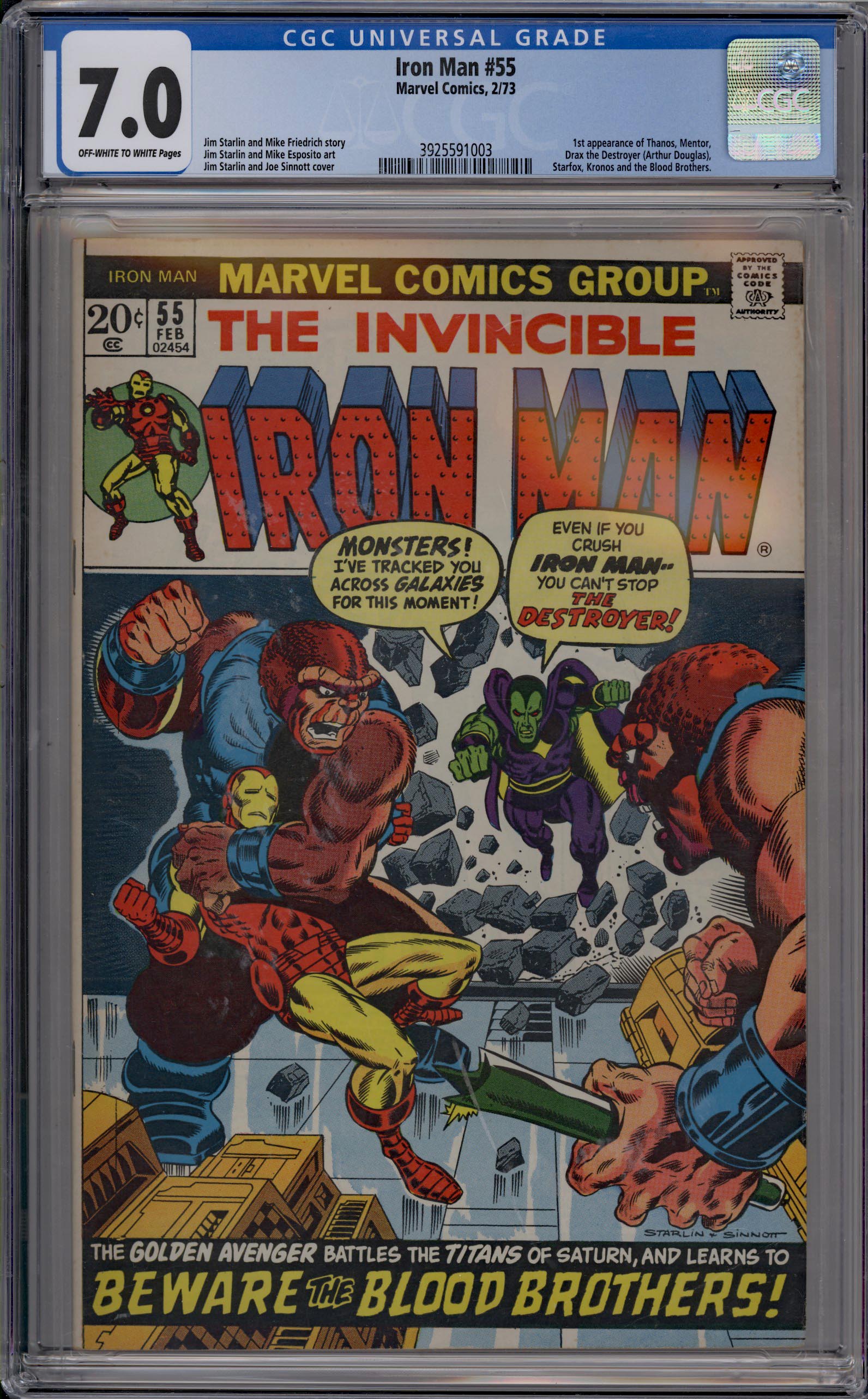 Iron Man #55 Iron Man #55