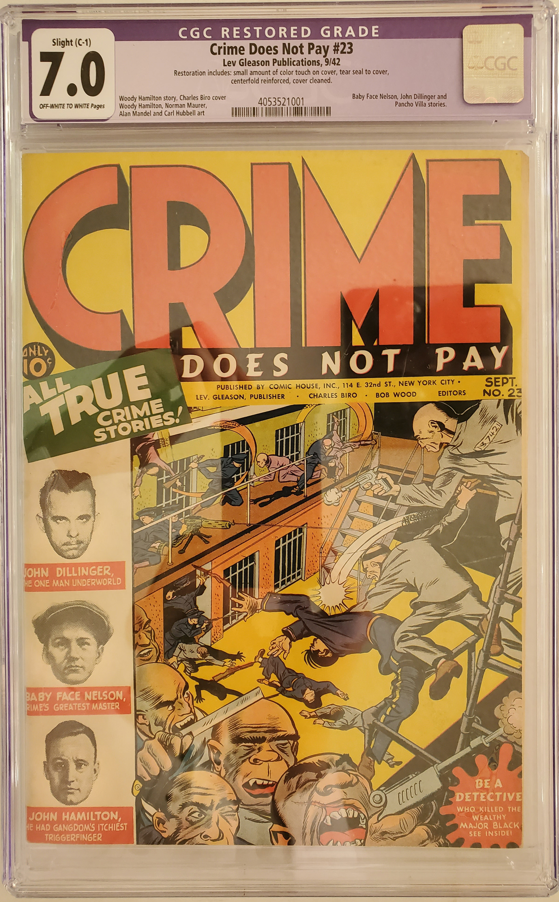 Crime Does Not Pay  #23 front