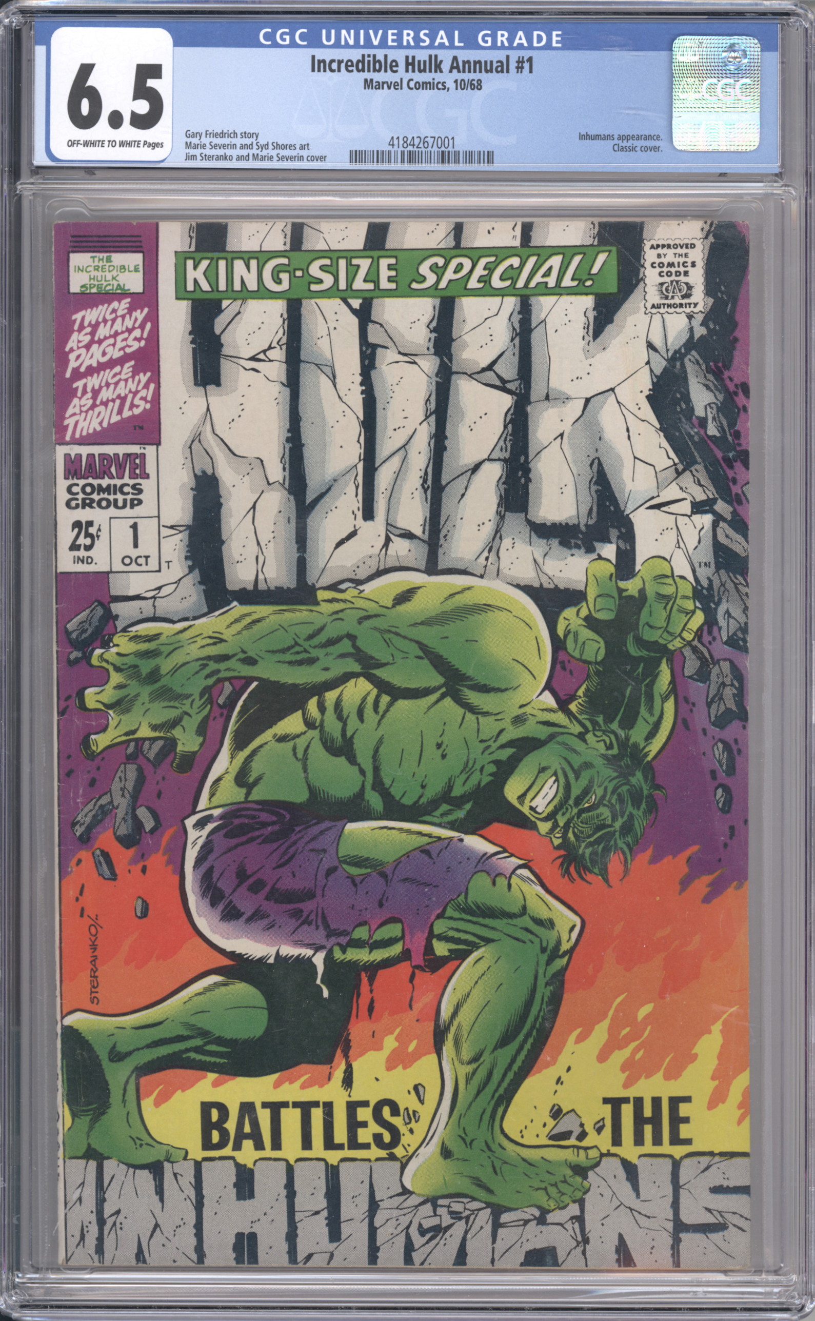 Incredible Hulk Annual #1 front