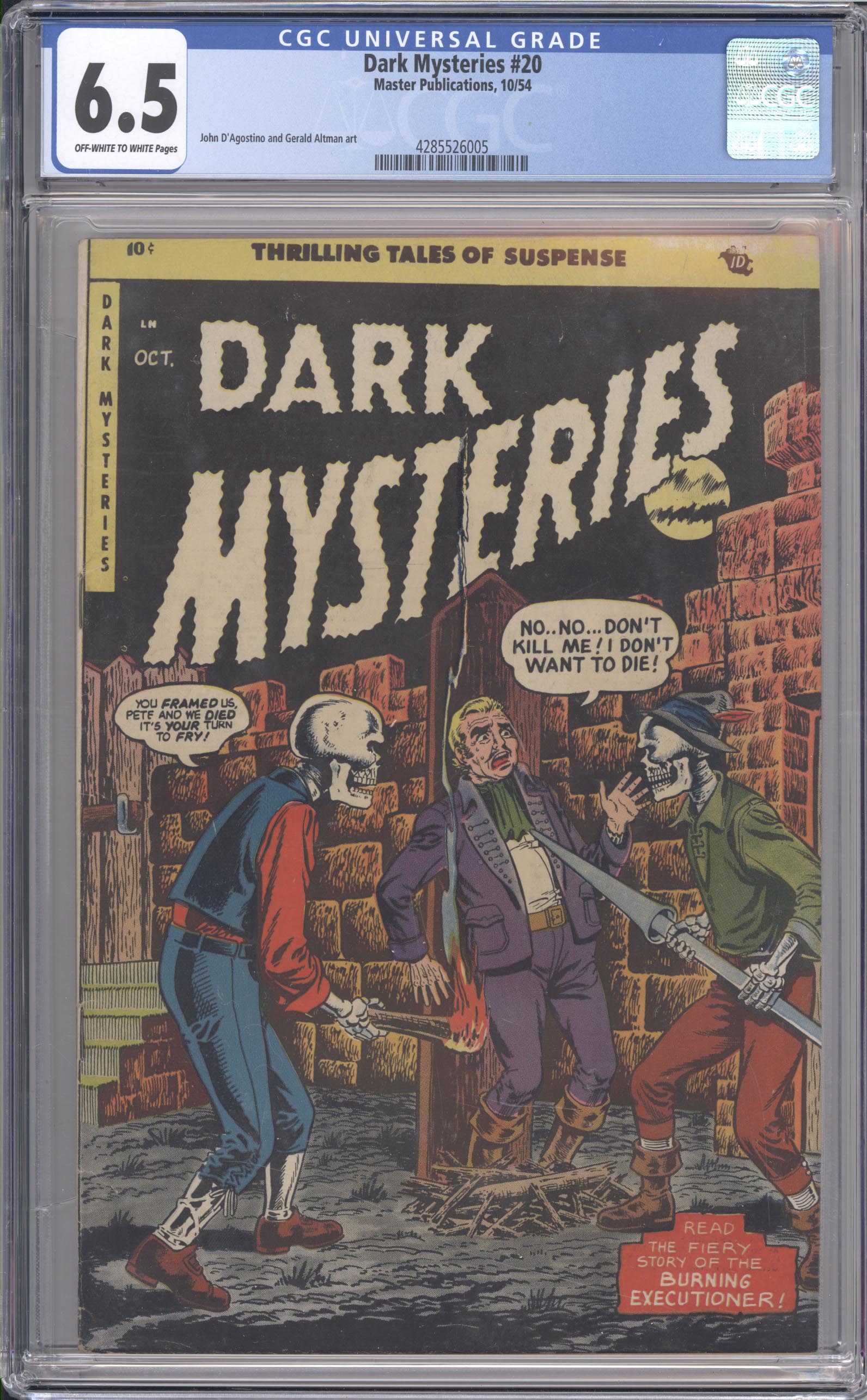 Dark Mysteries #20 front
