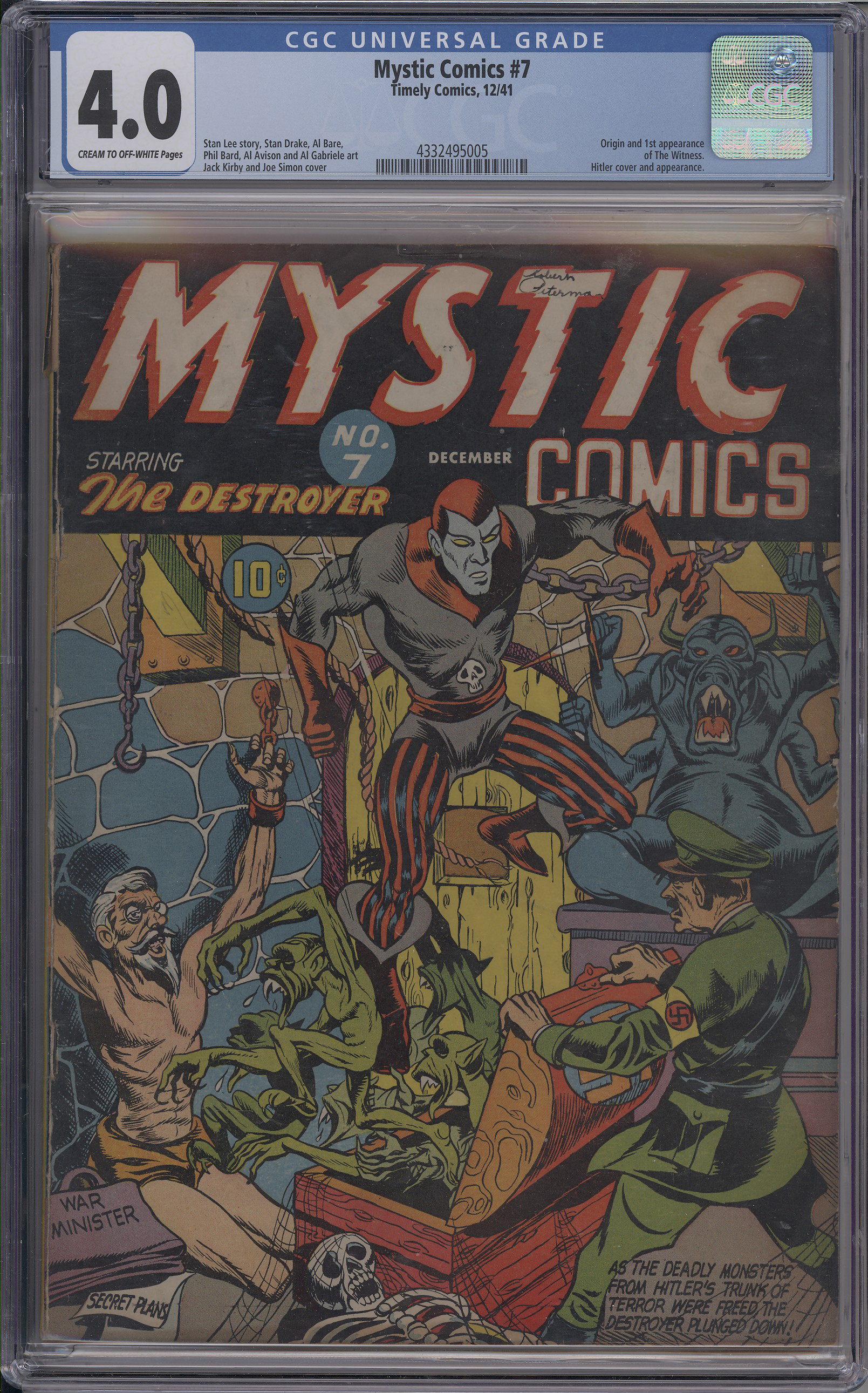 Mystic Comics   #7