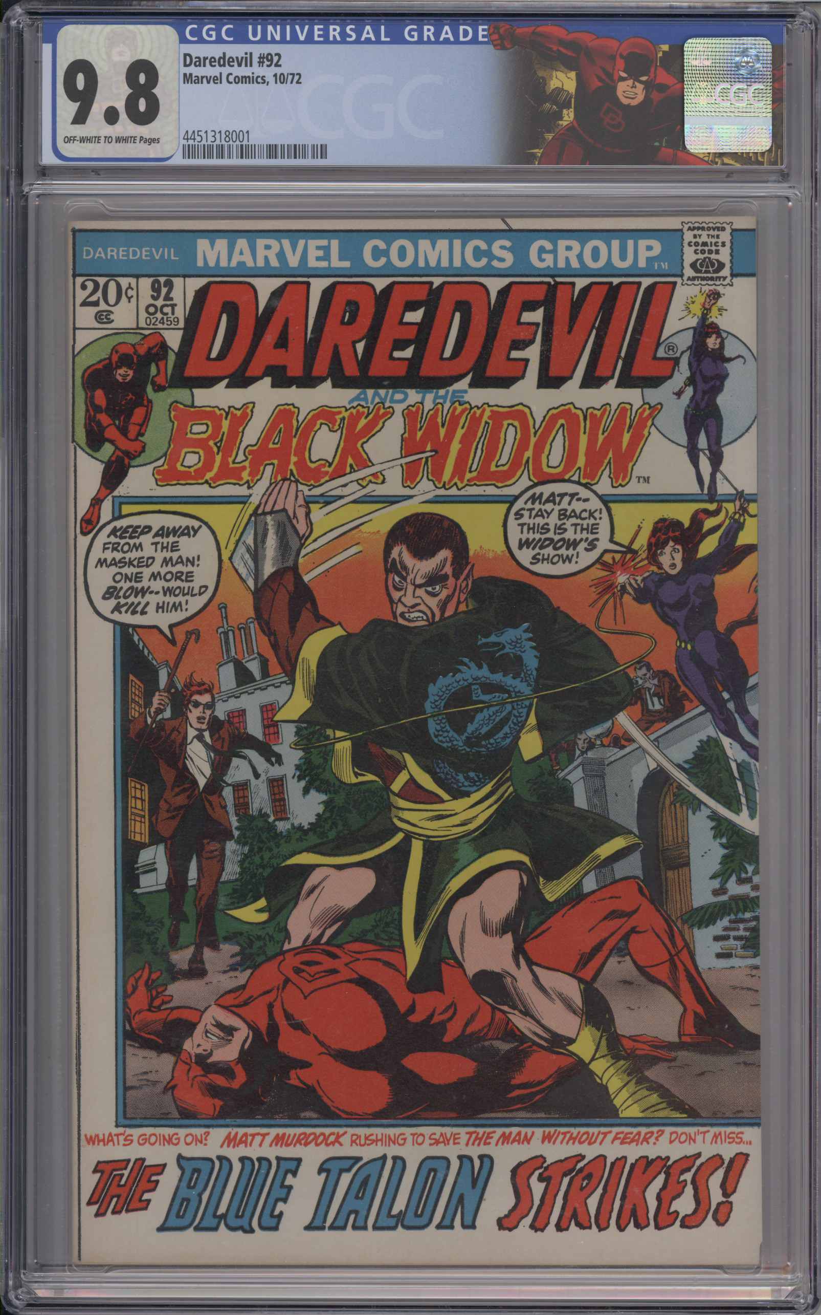 Daredevil #92 Daredevil #92