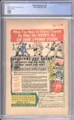 Weird Mysteries #3 in CGC 4.5 back