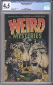 Weird Mysteries #3 in CGC 4.5 front