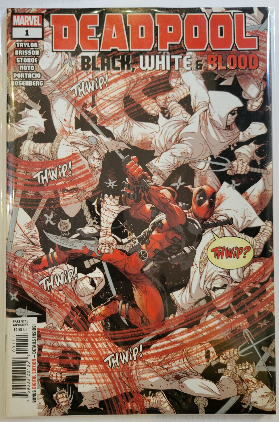 Deadpool Black White And Blood #1-4