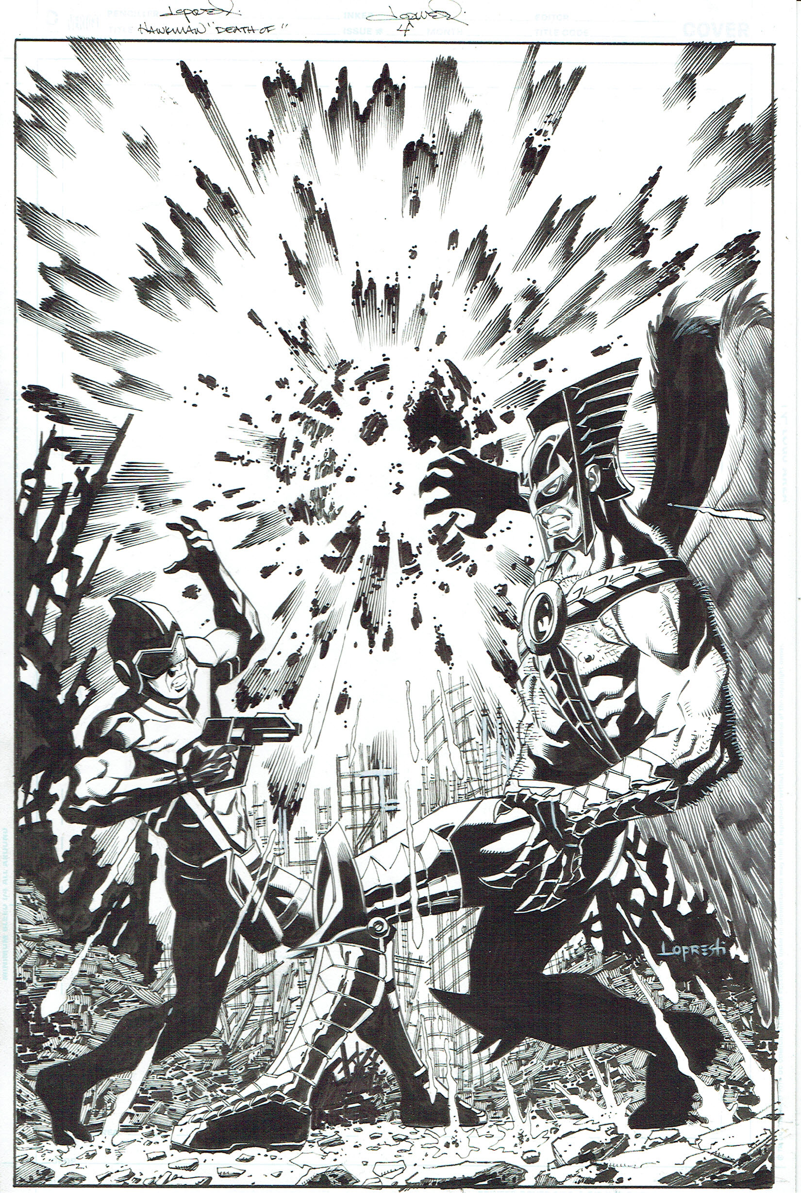 Death of Hawkman   #4