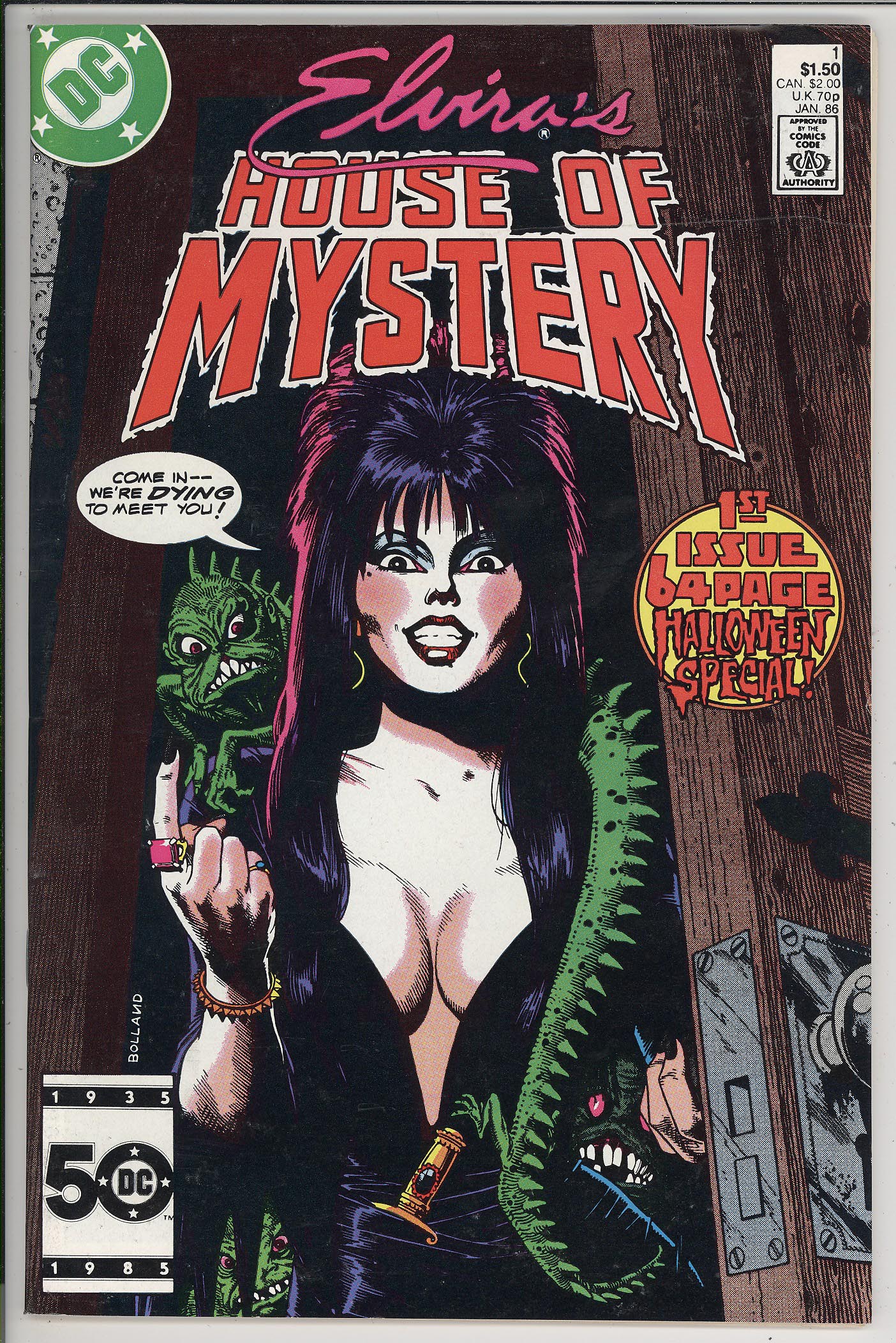 Elvira's House of Mystery   #1