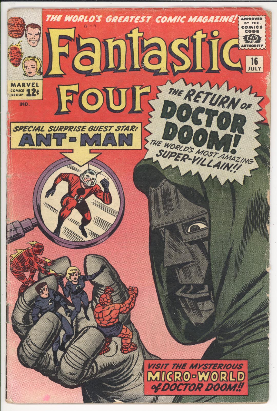 Fantastic Four #16 front
