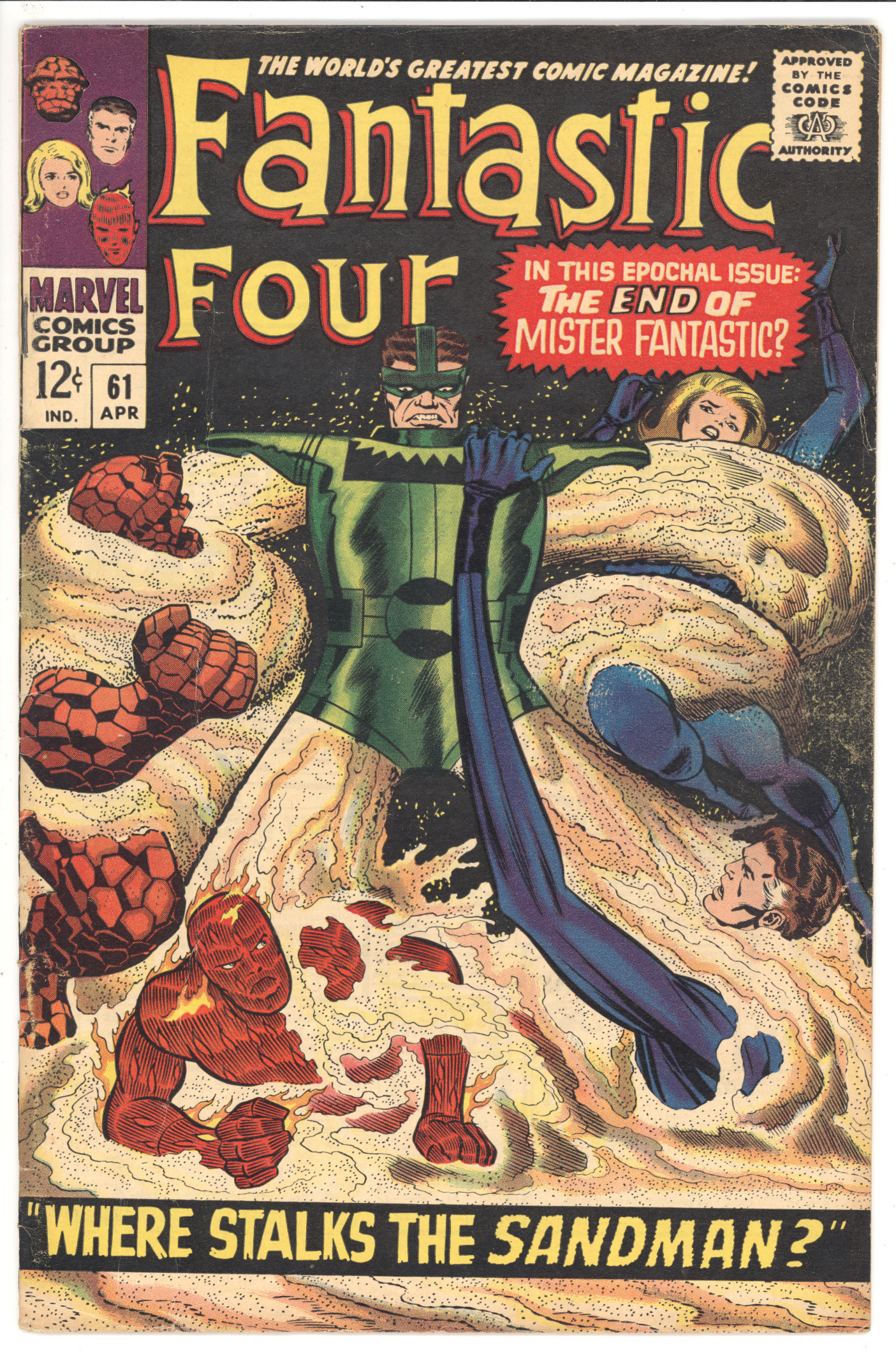 Fantastic Four #61 front
