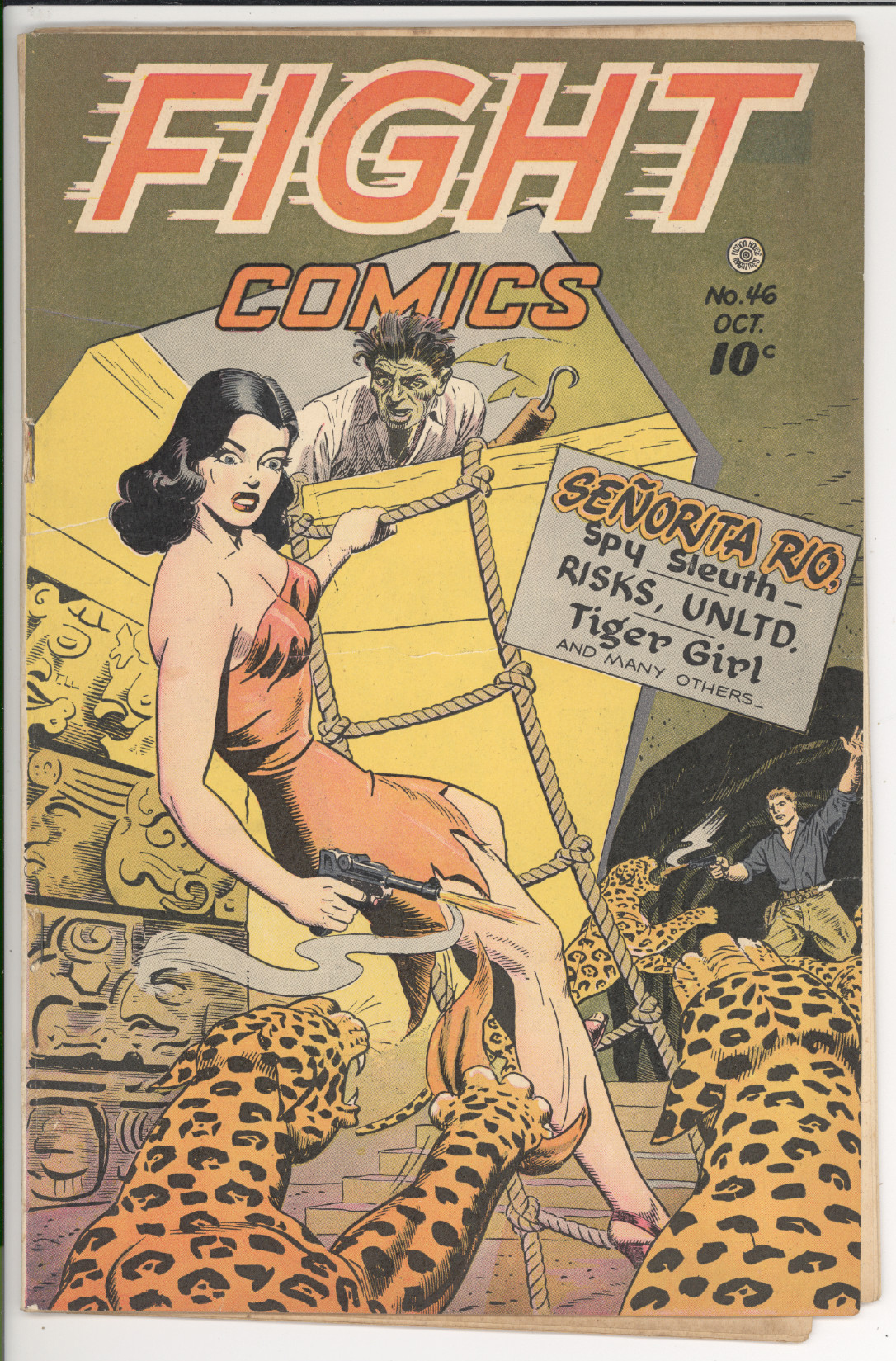 Fight Comics #46 in 5.0 front