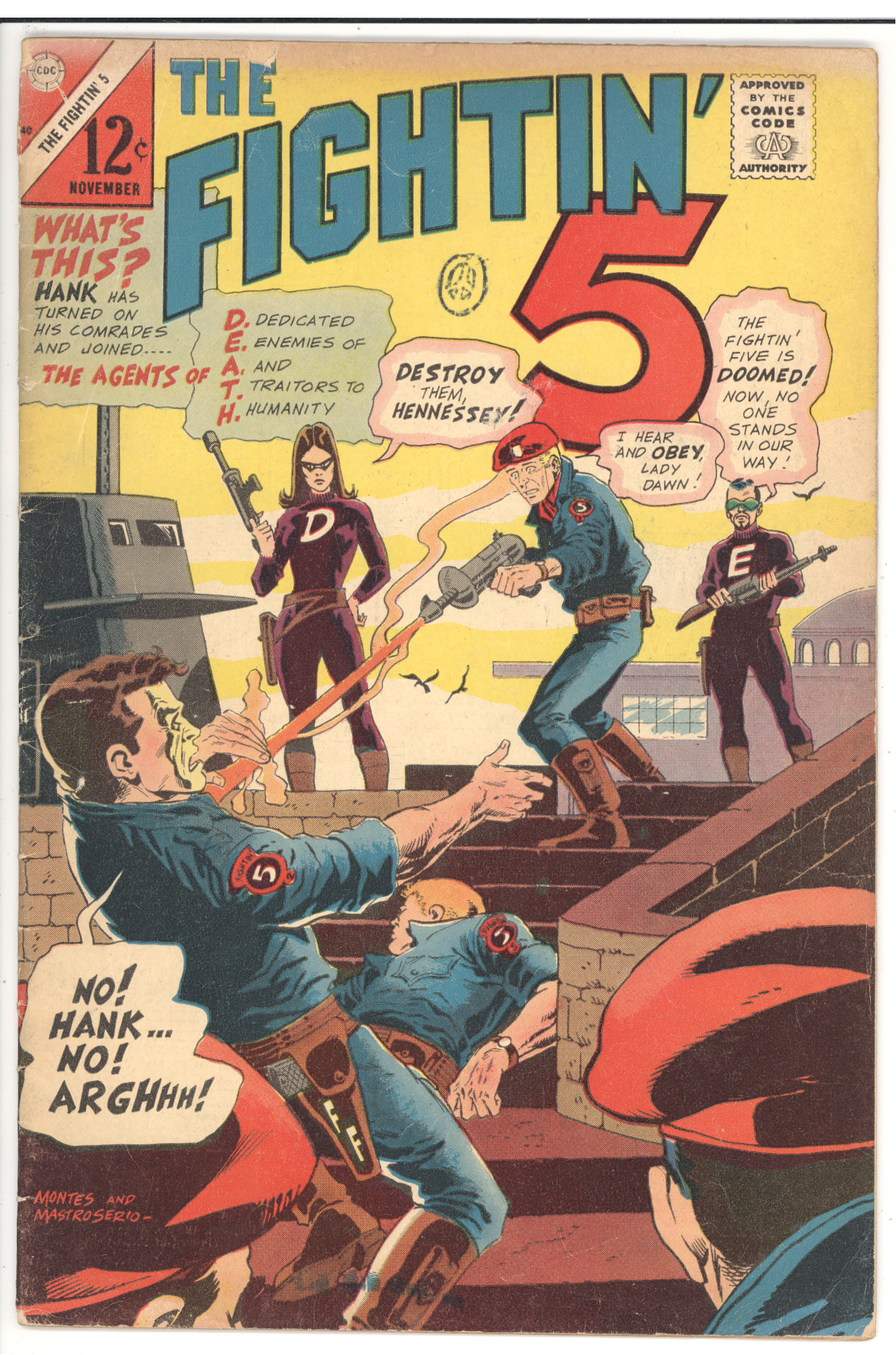 Fightin' Five #40 front