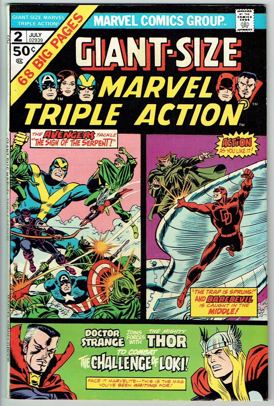 Giant-Size Marvel Triple Action   #2