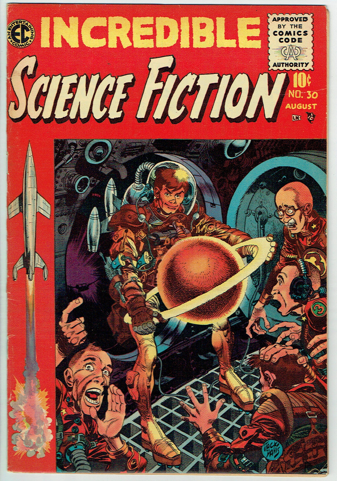 Incredible Science Fiction  #30 front