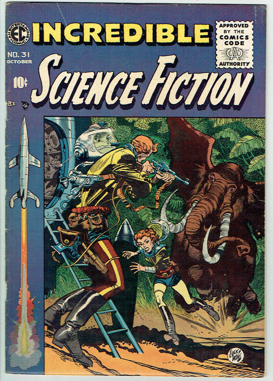 Incredible Science Fiction  #31 front