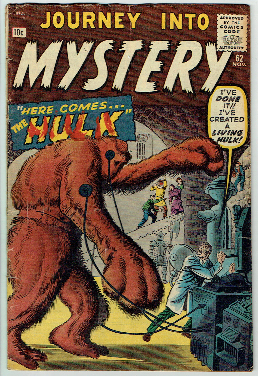 Journey Into Mystery  #62 front
