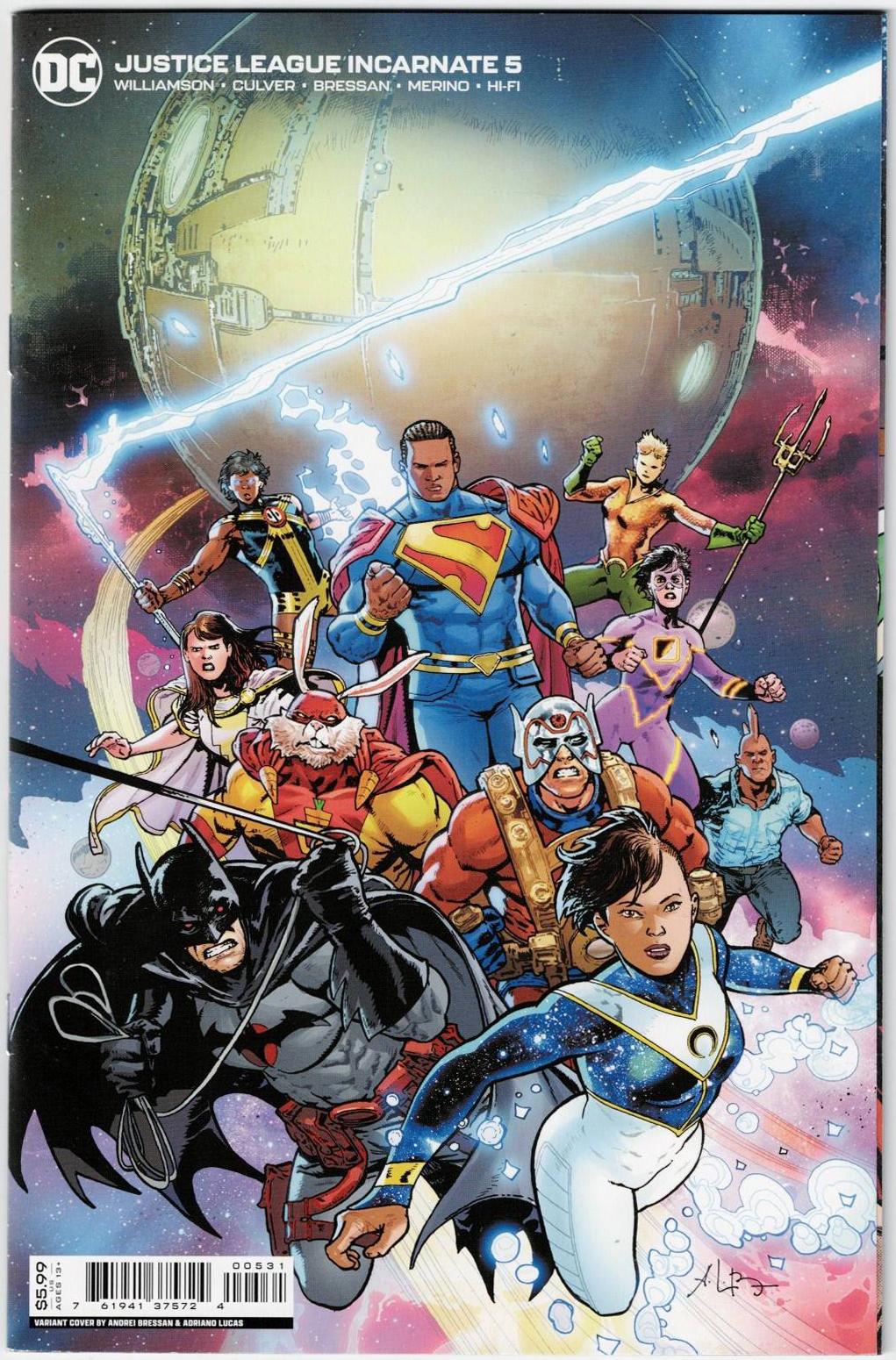 Justice League Incarnate  #5 front