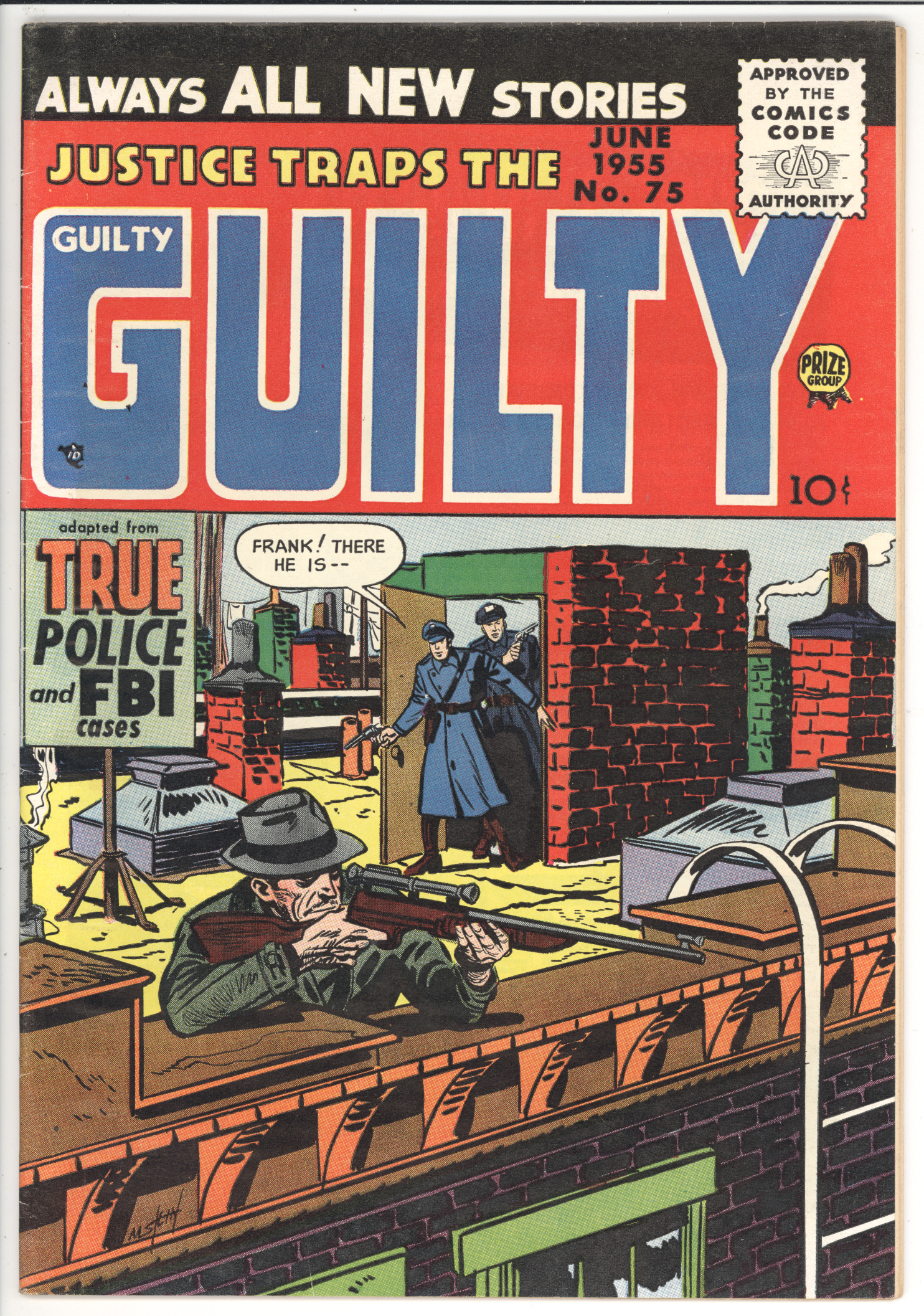 Justice Traps The Guilty #75 front