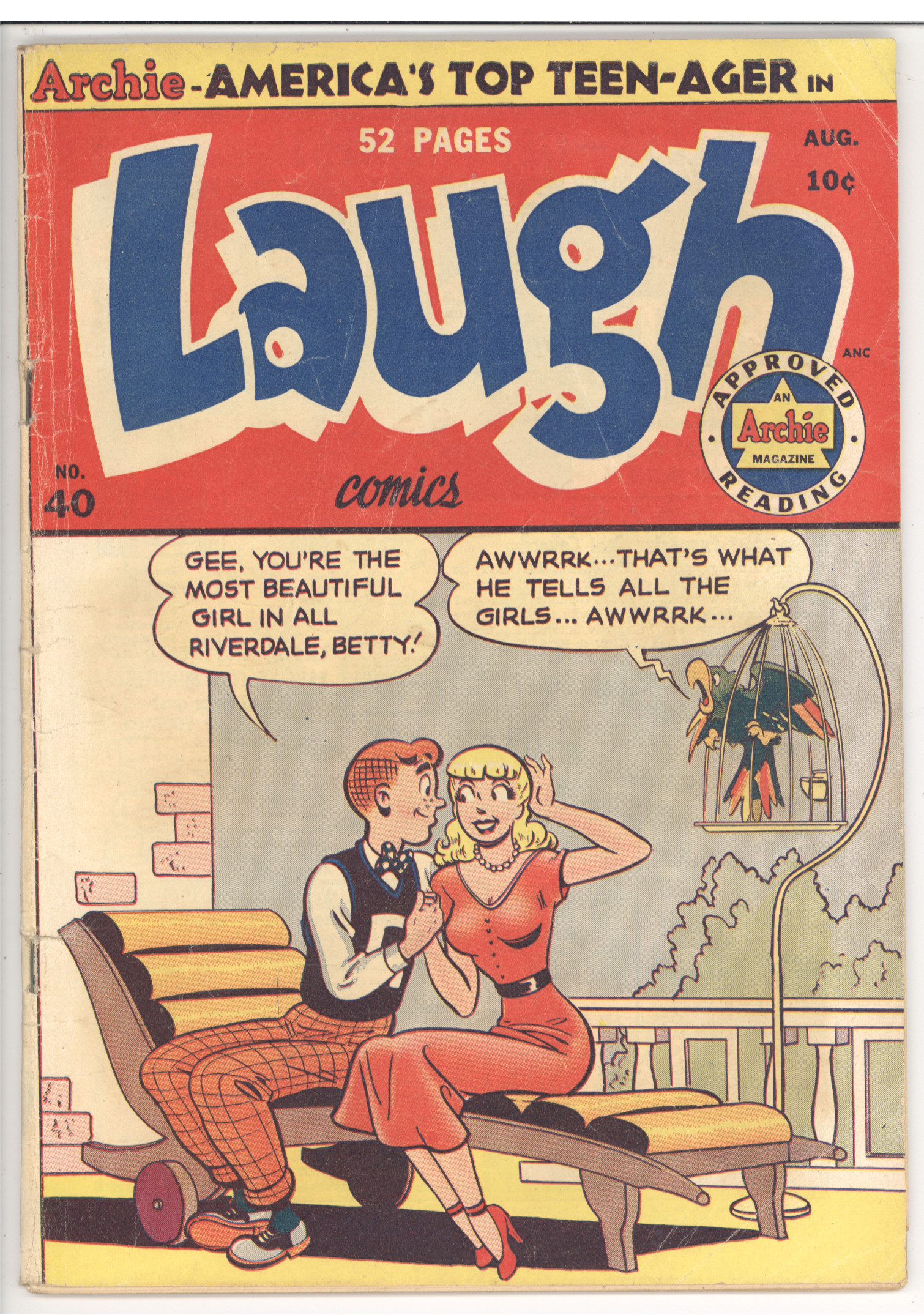 Laugh Comics #40 front