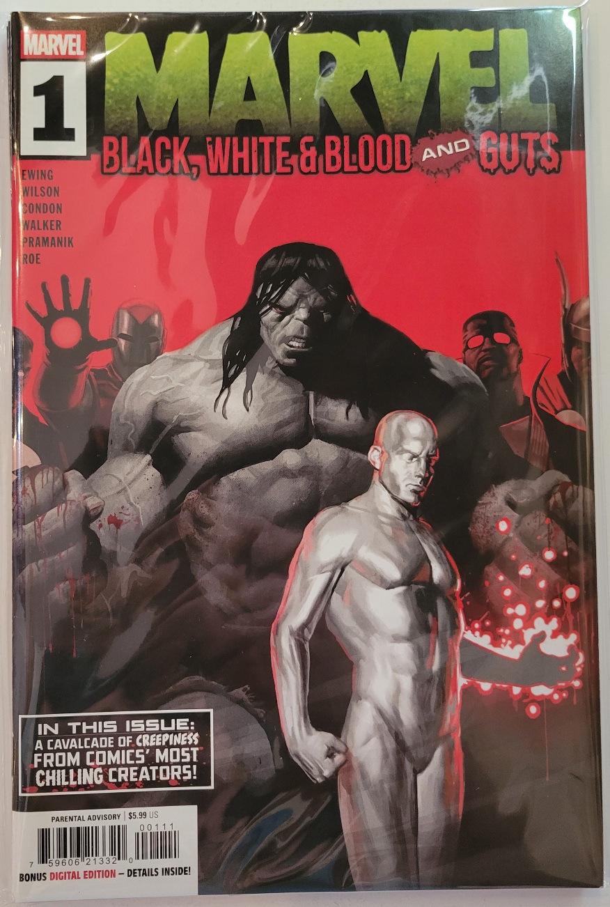 Marvel Black White And Blood And Guts #1-4 Marvel Black White And Blood And Guts #1-4