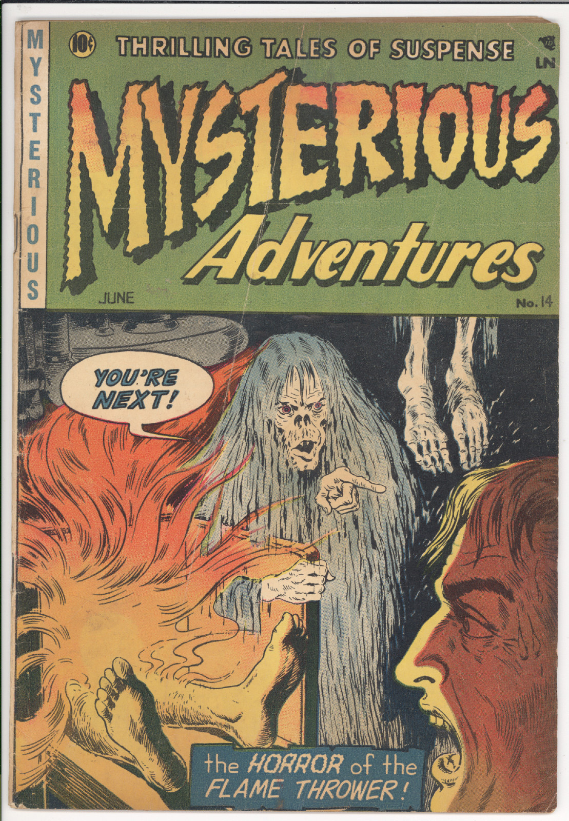 Mysterious Adventures  #14 front