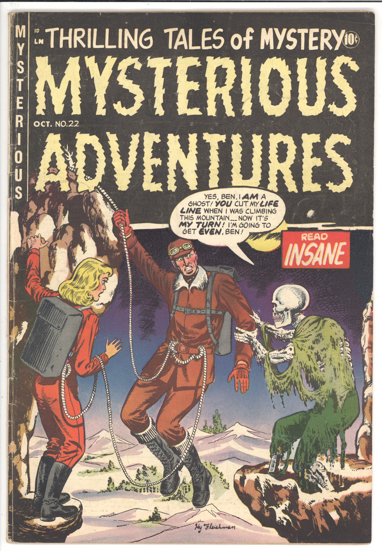 Mysterious Adventures #22 front
