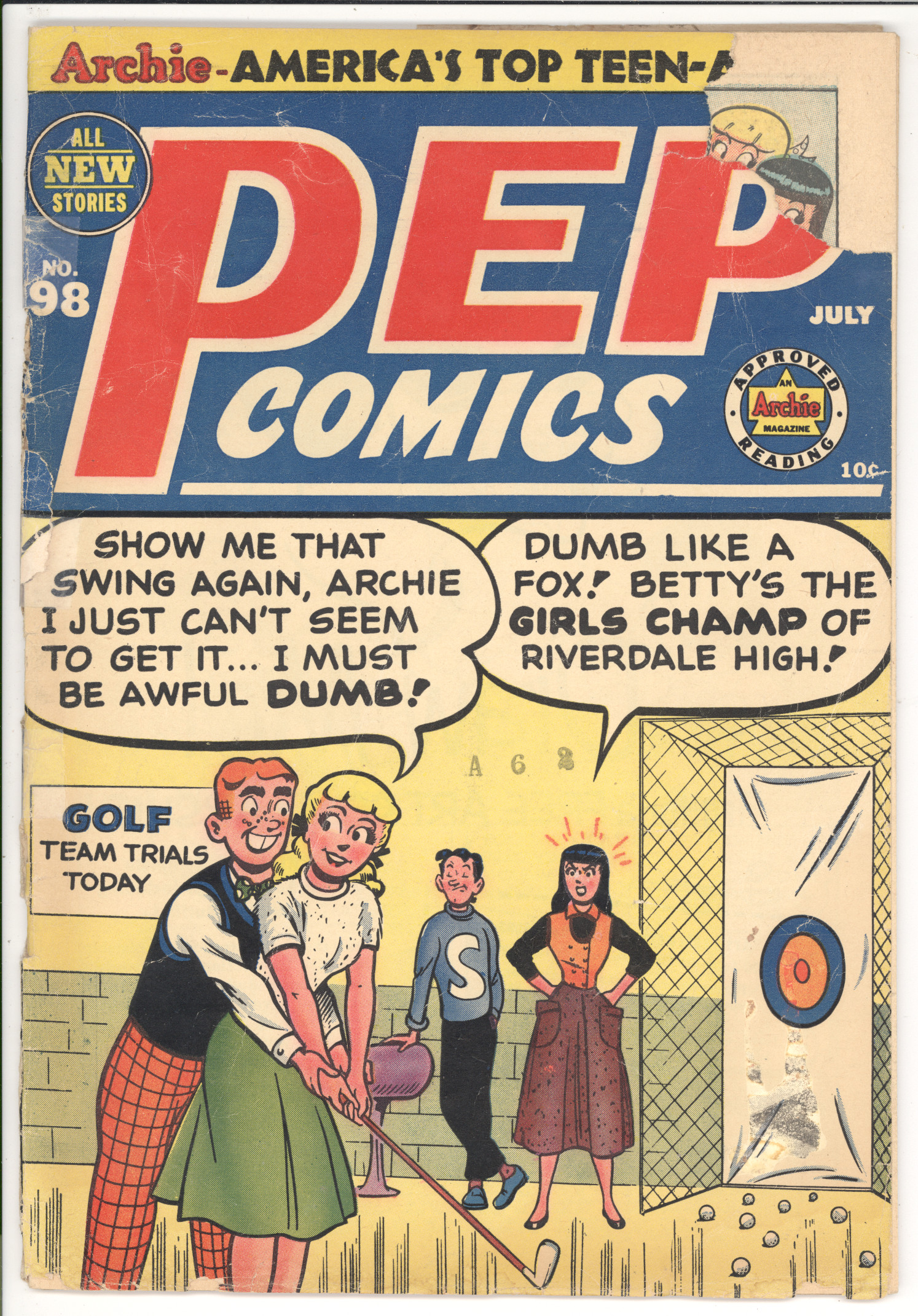 Pep Comics #98 front