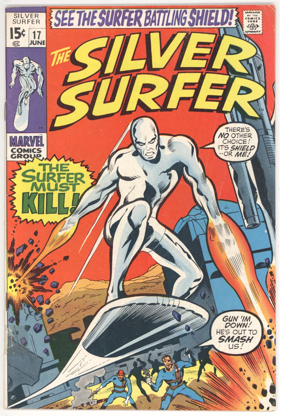 Silver Surfer #17 front