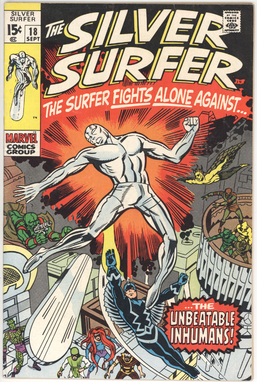 Silver Surfer #18 front